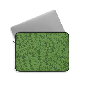 Green Foliage Vintage William Morris Pattern - Laptop Sleeve - Tablet Case - Afbeelding 1 van 10