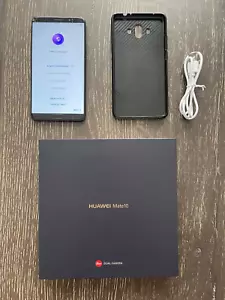 Huawei Mate 10 Dual Sim ALP-L29 64GB - Black - Cracked Screen - Picture 1 of 7