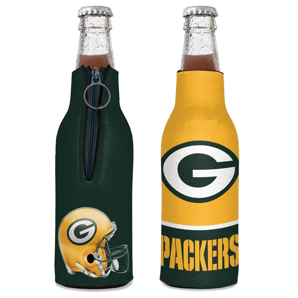 GREEN BAY PACKERS 12 OZ PORTABOTELLAS AISLADO KOOZIE NUEVO WINCRAFT 👀 Foto 1 de 1