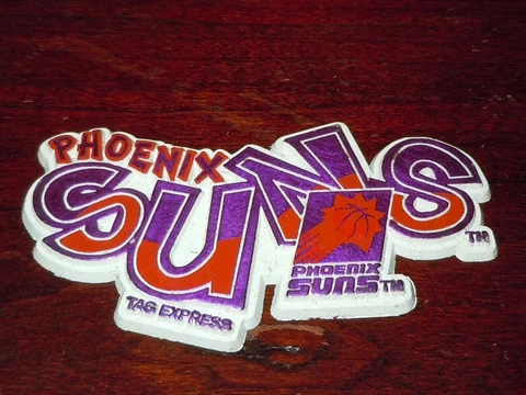 PHOENIX SUNS Vintage Old NBA RUBBER Basketball FRIDGE MAGNET Standings Board Cover