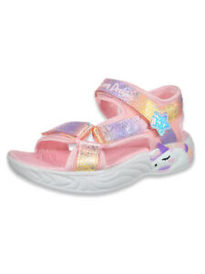 Skechers Girls' Unicorn Dream Gladiator Sport Sandals SKE01472LKM0001Y000000000
