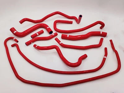 TTR Silicone Radiator Coolant Hoses fit Ford Fiesta MK6 Facelift ST150 Red - Image 1 of 3
