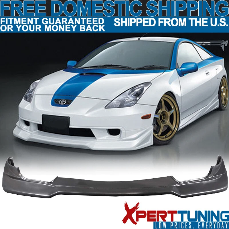 Fits 00-02 Toyota Celica JDM Front Bumper Lip Spoiler VIP Style PU Foto 1 de 3
