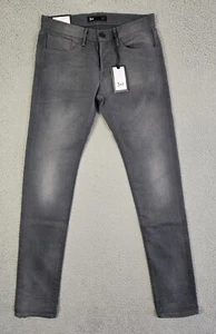 3x1 NWT M5 Selvedge Denim Button Fly Jeans Slim Fit Men's Size 29x34" Gray "Tin" - Picture 1 of 22