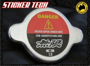 1.3 BAR RADIATOR CAP STICKER DECAL SUITS MUGEN HONDA CIVIC EK EG ED EK9 INTEGRA - Picture 1 of 3