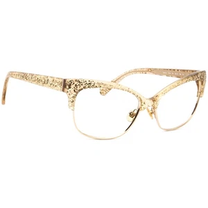 Kate Spade Women's Sunglasses Frame Only Shira/S 0W51 Gold Glitter Cat Eye 55 mm - Picture 1 of 6