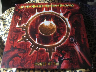 ARCH ENEMY wages of sin ORIG VINYL LP 2002 PRESS bodom tranquility in flames - Image 1 of 3
