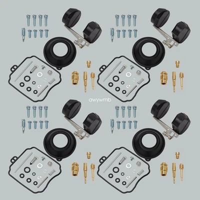 Kit de reparación de carburador 4X para Yamaha XVZ13LT/CT Royal Star Tour Deluxe 1997-01 EE. UU. Foto 1 de 4