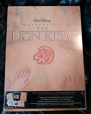 Disney The Lion King Masterpiece Exclusive Deluxe Video Edition VHS New - Image 1 of 4
