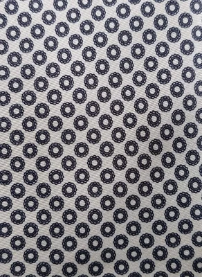 CHARLES TYRWHITT SILK TIE IVORY BLUE PURPLE & BLACK FLORAL A WEDDING IDEA BEAUTY - Image 1 of 4