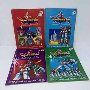 VTG Voltron Defender Of The Universe (1985) Coloring & Activity Books Lot Of 4 - Foto 1 di 22