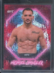2025 Topps Midnight UFC MICHAEL CHANDLER #94 Twilight Refractor /99 - Picture 1 of 2