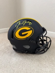 Green Bay Packers Josh Jacobs, signierter authentischer Eclipse Proline Helm Beckett - Bild 1 von 6