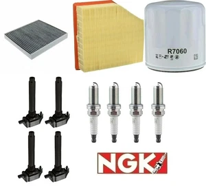 Tune Up Kit Ignition Coils Spark Plugs & Filters For 2013-2016 Dodge Dart 2.4L - Picture 1 of 6