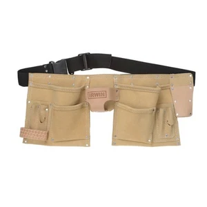 IRWIN 10 Pocket Split Leather Construction Tool Belt - Picture 1 of 1