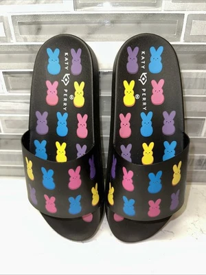 Katy Perry The Peeps@Bunny Slide Black Colorful Peeps~Size 8M~Easter~USA!  EUC! - Image 1 of 4