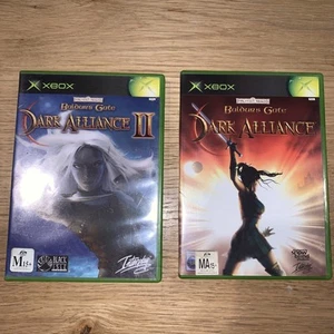 Baldur's Gate Dark Alliance 1 & 2 Xbox game Complete W/manual - Acceptable - Picture 1 of 13