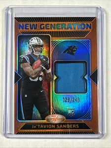 2024 Certified New Generation Orange Mirror #NGS-JSS Ja'Tavion Sanders /249 MEM - Bild 1 von 2