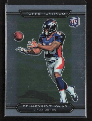 2010 Topps Platinum #101 Demaryius Thomas Denver Broncos Rookie RC NM QTY - Image 1 of 2