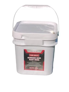 Aluminiumoxid Strahlmittel (#100er Körnung (fein) 14 Pfund - Bild 1 von 6