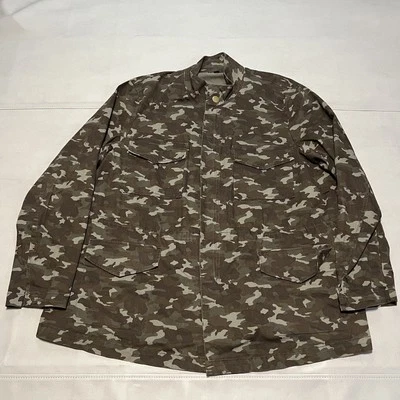 Lane Bryant Camo Cotton Casual Utility Shacket Army Military Jacket 18/20-9496 - Image 1 of 4