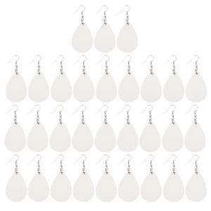 30 Pcs Teardrop Earrings Sublimation Jewelry Blanks DIY Heat Transfer Pendant - Picture 1 of 12