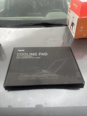 Almohadilla de enfriamiento para portátil HAVIT HV-F2056 17 pulgadas - Caja abierta nunca usada Foto 1 de 2