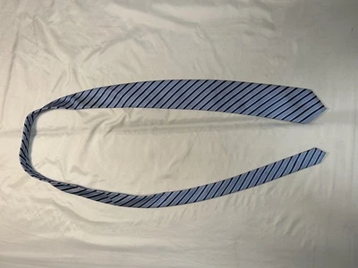 Corbata Steve Harvey Para Hombre Talla Única Azul Rayas Edición Celebridad Formal Foto 1 de 4