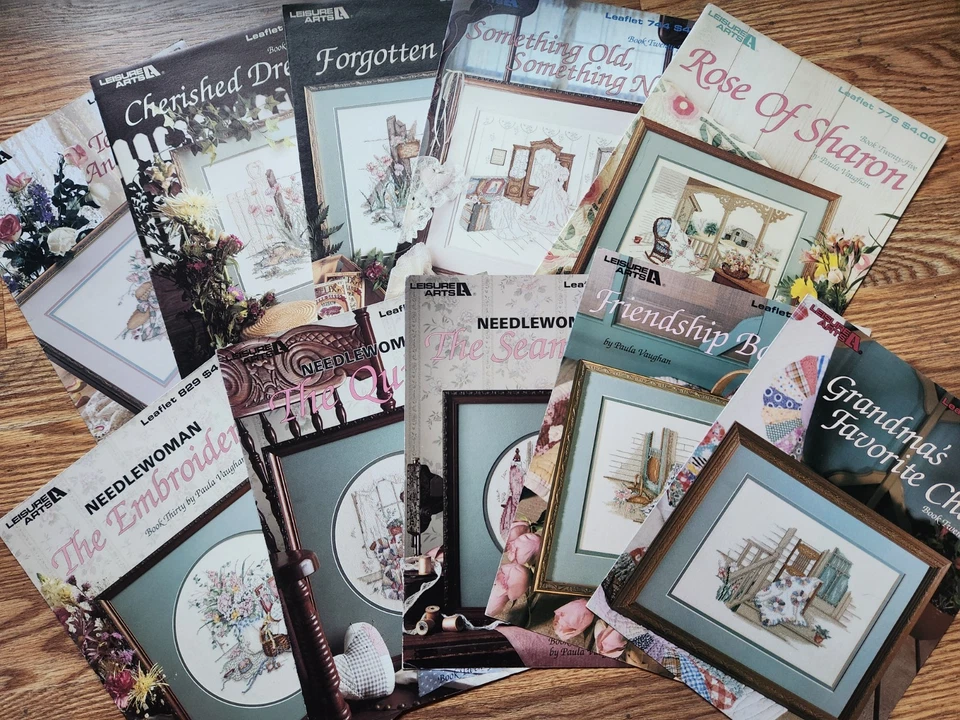 Paula Vaughan cross stitch books 21 through 30 -- you choose -- $5 each - Image 1 of 1