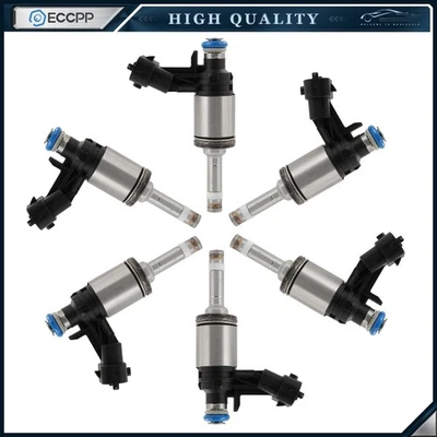 6pcs Fuel Injectors for Ford Explorer Flex Taurus Lincoln MKS MKT 3.5L - Image 1 of 4