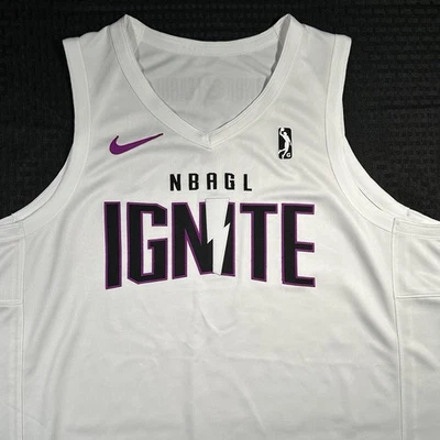Nike G League Ignite Blank Vaporknit DriFit ADV White Authentic Jersey 2XL 56 +4 - Image 1 of 4