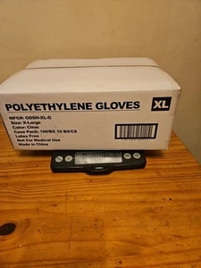 1000 Polyethylene Gloves Size Extra Large- Cheap! Lowest On EBAY! - Picture 1 of 2