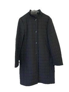MaxMara Weekend Women’s Quilted Coat Black Size 42 (US 10) Made in Italy #Z - Picture 1 of 10