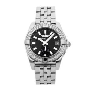 Breitling Galactic Auto 36mm Steel Diamonds Ladies Watch A37330531B1A1 - Picture 1 of 5
