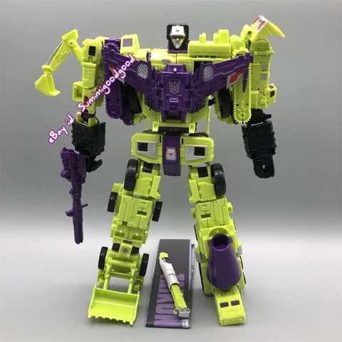 12in HZX H902 G1 Devastator 6in1 IDW Action Figure Boy Toy Robot Collect NoBox Cover