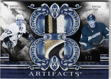2010/11 UD ARTIFACTS TUNDRA TANDEMS PATCHES SIDNEY CROSBY , BOBBY RYAN 3/5