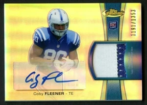 Coby Fleener #RAP-CF signed auto 2012 Topps Finest Rookie Card 1191/1353 - Picture 1 of 1