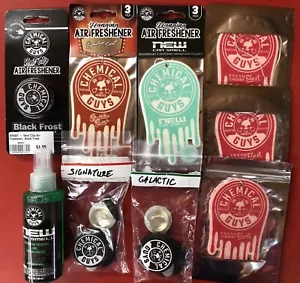 HUGE LOT OF CHEMICAL GUYS AUTO AIR FRESHENERS NEW CAR, SIGNATURE & CHERRY SCENTS - Picture 1 of 5