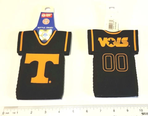 Tennessee Vols 00 Bottle Jersey Holder Coozie Koozie Cooler Cozy Volunteers NCAA Cover