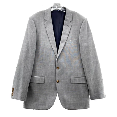 J.Crew Thompson Blazer Men's 42L Gray Wool Sport Coat Classic Business Corpcore - Image 1 of 4