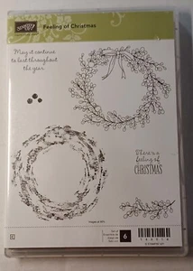 Stampin Up Feeling of Christmas Stempel Retired Neu - Bild 1 von 8