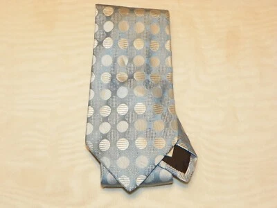 J0HN W.NORDSTROM] [PUNTOS/AZUL] Corbata Hombre 100% Seda Hecha en Italia Foto 1 de 3