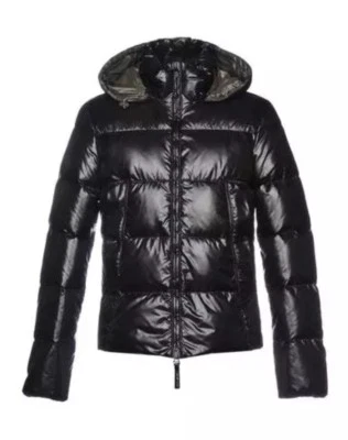 Nueva chaqueta de plumón Duvetica para hombre talla 44 negra brillante. Foto 1 de 4