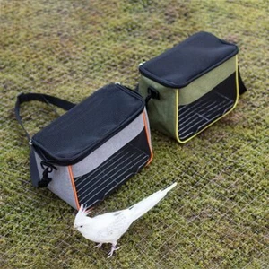 Portable Pet Bird Cage Parrot Carrier Hamster Lizard Bag Sugar Glid-er Backpack - Picture 1 of 18