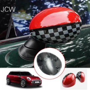 JCW Style Manual Fold Side Mirror Cover Replace For MINI Cooper R55 R56 R57 R60 - Picture 1 of 6