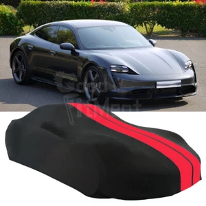Protector interior a prueba de polvo satinado elástico cubierta completa para coche Porsche Taycan - Imagen 1 de 12