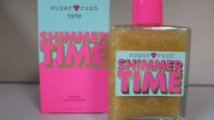 Tarte Sugar Rush Shimmer Time Body Oil NEW IN BOX 1.85 fl oz. SEXY ,subtle WOW