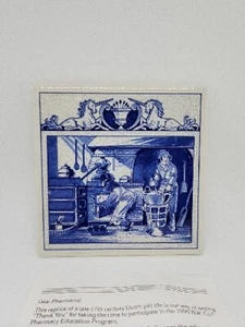 Delft Holland Tile Handmade, The Pharmacist's Laboratory - Picture 1 of 4