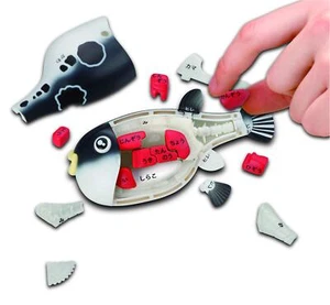 MegaHouse Buy one fish Tiger puffer disassembly puzzle PVC - Picture 1 of 9