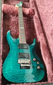ESP/LTD Guitar - MH-100QM. 2006 Indonesia - Fully Setup with Generic Hardcase - Picture 1 of 24